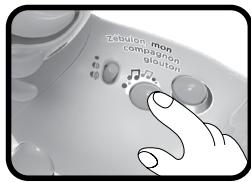 VTECH Zébulon, mon compagnon glouton - Bouton Musique - 1