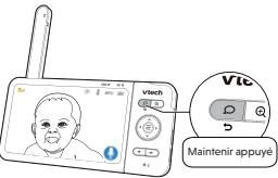 VTECH Babyphone Vidéo Wide View HD - BM818 - (écran 5 ultra plat HD - veilleuse) - Communication à distance - 1