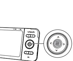 VTECH Babyphone Vidéo Wide View HD - BM818 - (écran 5 ultra plat HD - veilleuse) - FONCTIONS DE L'UNITE PARENTS - 2