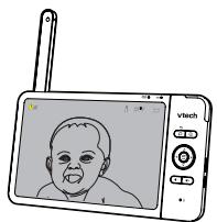 VTECH Babyphone Vidéo Wide View HD - BM818 - (écran 5 ultra plat HD - veilleuse) - MODE DE RÉDUCTION DE LUMIÈRE - 2
