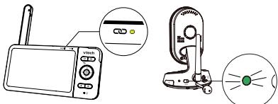 VTECH Babyphone Vidéo Wide View HD - BM818 - (écran 5 ultra plat HD - veilleuse) - DÉMARRAGE - 1