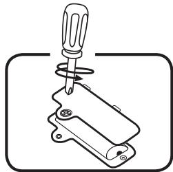 VTECH Ouistiti Clip & swing - INSTALLATION DE LA PILE - 1