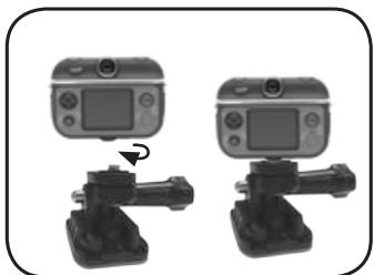 VTECH Kidizoom Action Cam 180 - Utiliser l'attache adhésive - 2