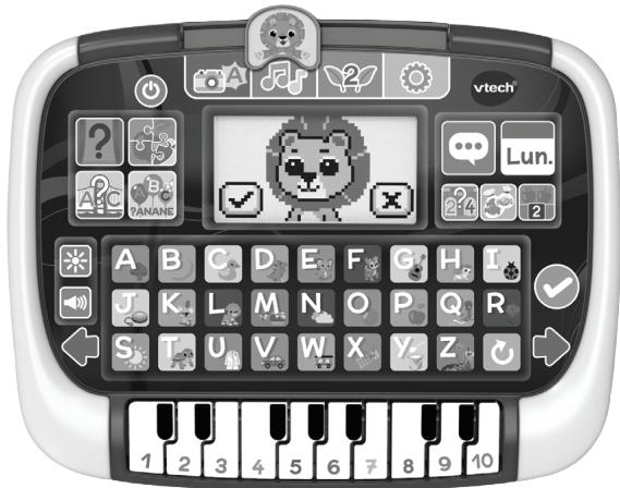 VTECH Tablette P'tit Genius magic light - tablette pour enfant - Tablette p'tit genius magic light - 1
