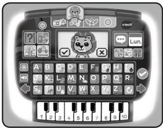 VTECH Tablette P'tit Genius magic light - tablette pour enfant - Contours lumineux - 1