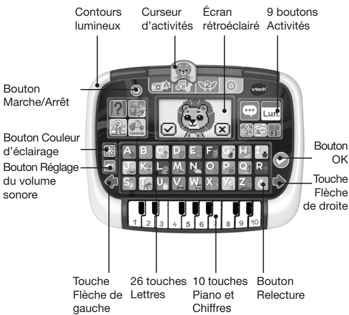 VTECH Tablette P'tit Genius magic light - tablette pour enfant - Tablette p'tit genius magic light - 2