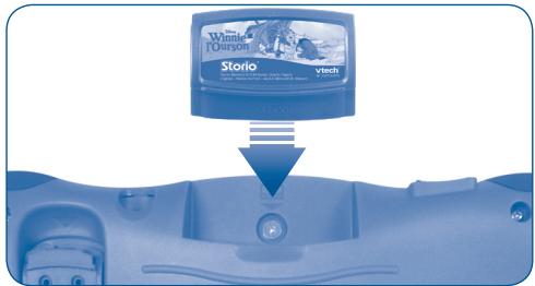 VTECH Jeu- Winnie l'Ourson - Étape 1: insérer la cartouche de jeu - 1