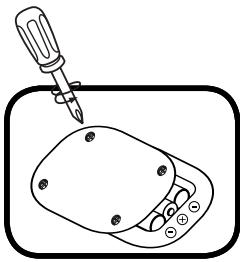 VTECH Théo, Mon hippo bébé nageur - Installation des piles - 1