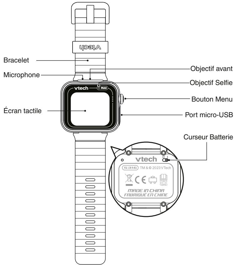 VTECH Kidizoom Smartwatch MAX - bleue - INTRODUCTION - 1