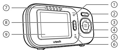 VTECH Babyphone vidéo BM 2650 - Ecoute-bébé vidéo - TALK - 1