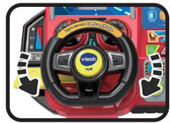 VTECH Super console turbo pilote - Volant - 1