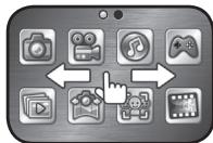 VTECH Kidizoom Touch 5.0 rose - ACTIVITÉS MENU PRINCIPAL - 1