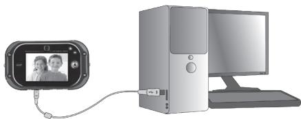 VTECH Kidizoom Touch 5.0 rose - CONNEXION À UN ORDINATEUR - 1