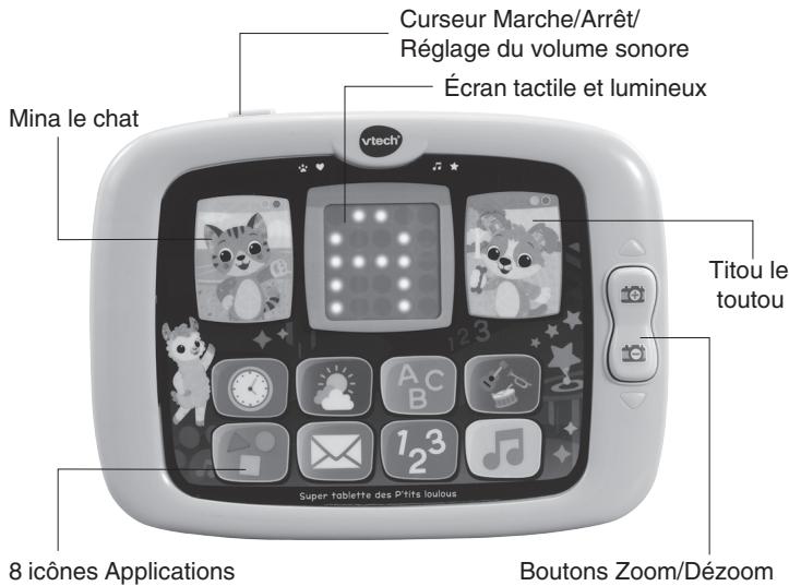VTECH Super tablette des P'tits loulous - tablette interactive bébé - INTRODUCTION - 1