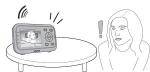 VTECH Caméra supplémentaire pour babyphone BM3255 - MODE VEILLE (ALLUMAGE DE L'ÉCRAN PAR LE SON) - 4