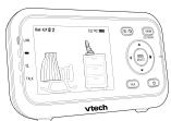 VTECH Caméra supplémentaire pour babyphone BM3255 - Pour passer à une autre caméra en mode MONO-CAM : - 5