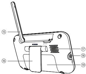 VTECH Babyphone caméra haute définition - Ecoute-bébé vidéo avec écran - Fonctions de l'unité Parents - 2