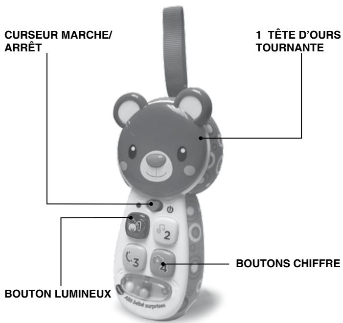 VTECH Allo Bébé Surprises brun - 1