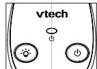 VTECH Babyphone audio Classic Light BM 1100 - Ecoute-bébé audio - Allumer / éteindre l'unité Bébé - 1