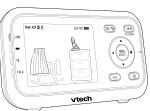 VTECH Babyphone caméra vidéo BM3255 - Pour passer à une autreamera en mode MONO-CAM : - 3