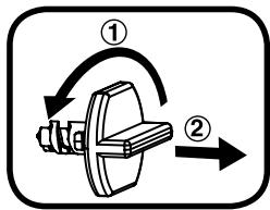 VTECH Lumi mobile Compte-moutons rose - mobile bébé - Pour retirer l'attache de la boîte : - 1