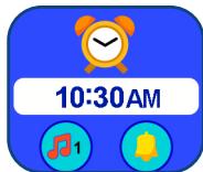 VTECH Kidizoom Smartwatch MAX - framboise - Pour changer l'heure de l'alarme : - 1