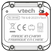 VTECH Kidizoom Smartwatch MAX - framboise - CURSEUR BATTERIE - 1