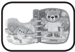 VTECH Livre interactif - J'apprends à m'habiller - Pages du livre - 2