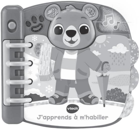 VTECH Livre interactif - J'apprends à m'habiller - Livre interactif J'apprends à m'habiller - 1