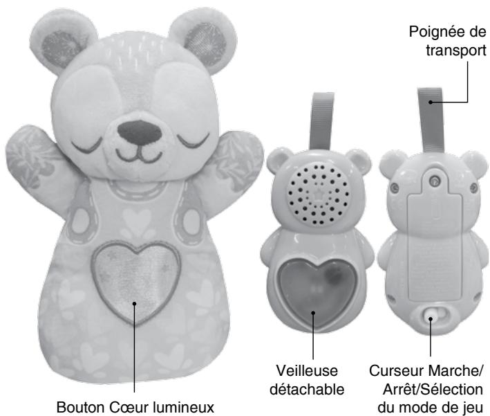 VTECH Mon ourson lumi dodo rose - Mon ourson luminaire dodo - 2