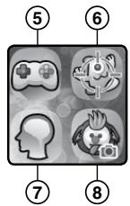 VTECH Montre digitale Kidizoom Smartwatch DX2 rose - Bouton Menu - 2