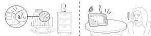 VTECH Babyphone Vidéo Color Night Light - BM5254 - (écran 5 - veilleuse) - Activation de l'écran de l'unité Parents par le son - 2