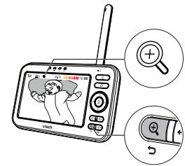 VTECH Babyphone Vidéo Color Night Light - BM5254 - (écran 5 - veilleuse) - er le volume sonore du haut- Zoom - 2