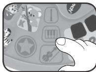 VTECH Table d'activités évolutive nature - Instruments et touches de piano - 2