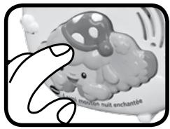 VTECH Lumi mouton nuit enchantée rose - veilleuse lumineuse et musicale - Bouton Mouton - 1
