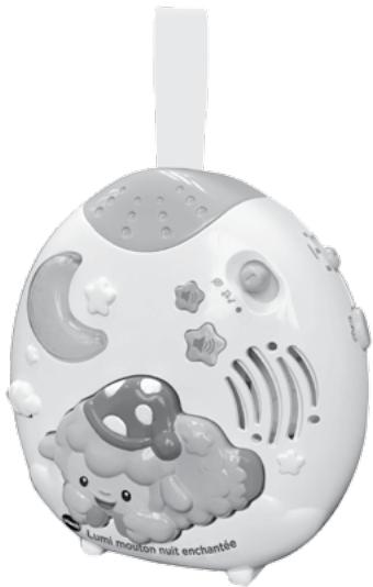 VTECH Lumi mouton nuit enchantée rose - veilleuse lumineuse et musicale - Lumi mouton nuit enchantée - 1