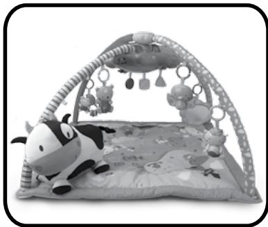 VTECH Lumi tapis des p'tits copains rose - tapis d'éveil - ASSEMBLAGE - 7