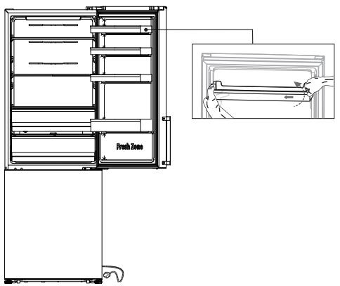 GORENJE G600 - INVERSION DU SENS D'OUVERTURE DE LA PORTE - 1