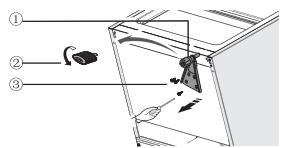 GORENJE G400 - INVERSION DU SENS D'OUVERTURE DE LA PORTE - 11