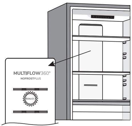 GORENJE Retro - Système MultiFlow avec ioniseur d'air (appareils à froid ventilé/NoFrost)* - 1
