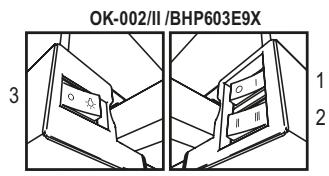 GORENJE BHP603E9X - Lysenes ON/OFF - 2