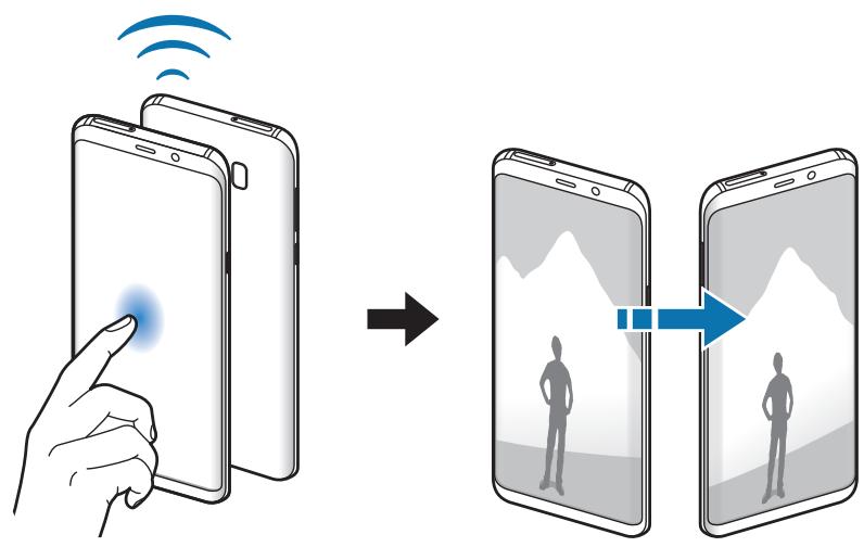 SAMSUNG GALAXY S8 SM-G955F - Envoyer des données - 2