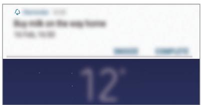 SAMSUNG GALAXY S8 SM-G955F - Vérifier les notifications de rappel - 1