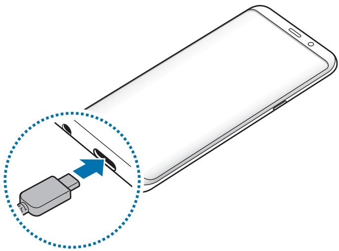SAMSUNG GALAXY S8 SM-G955F - Charger la batterie - 4