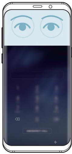 SAMSUNG GALAXY S8 SM-G955F - Déroverrouiller l'écran à l'aide des iris - 2