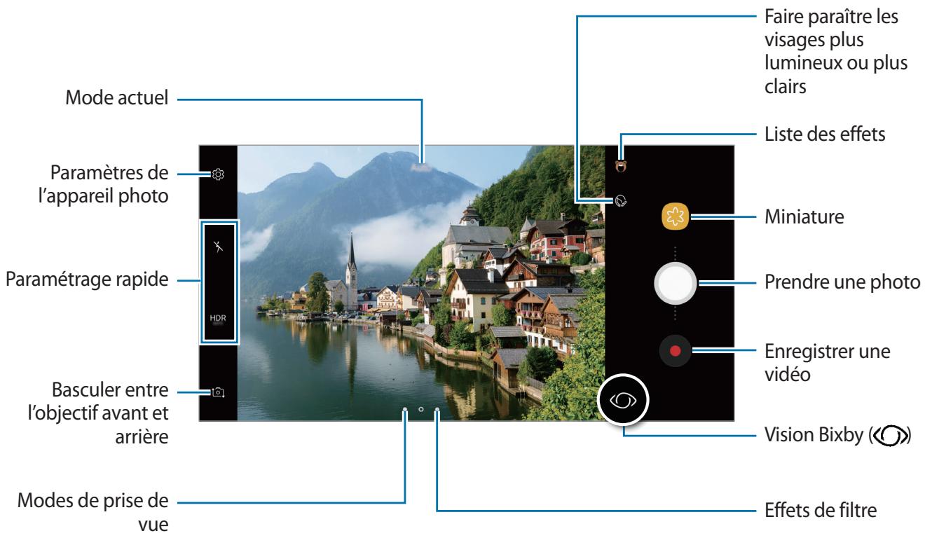 SAMSUNG GALAXY S8 SM-G955F - Prendre des photos ou enregistrer des vidéos - 1
