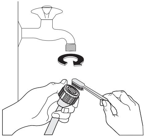 ARTHUR MARTIN 43525 - Nettoyage des filtres du tuyau d'arrivée d'eau - 1