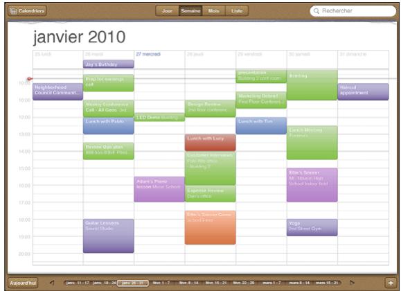 APPLE IPAD PRO - Affichage de votre calendrier - 2