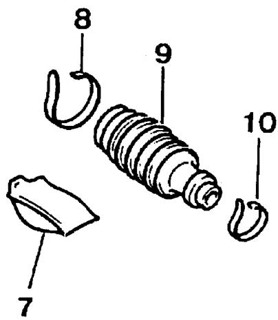 PEUGEOT 106 - Composition des KITS réparation de transmissions - 1