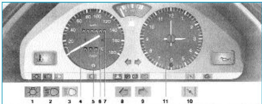 PEUGEOT 106 - Témoins de conduite - 1
